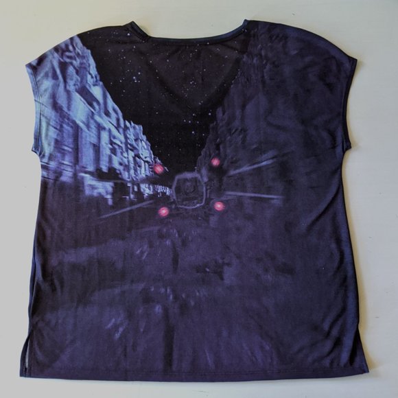 Rock & Republic Star Wars Tie-Fighter Tee - Size Large - Picture 4 of 6